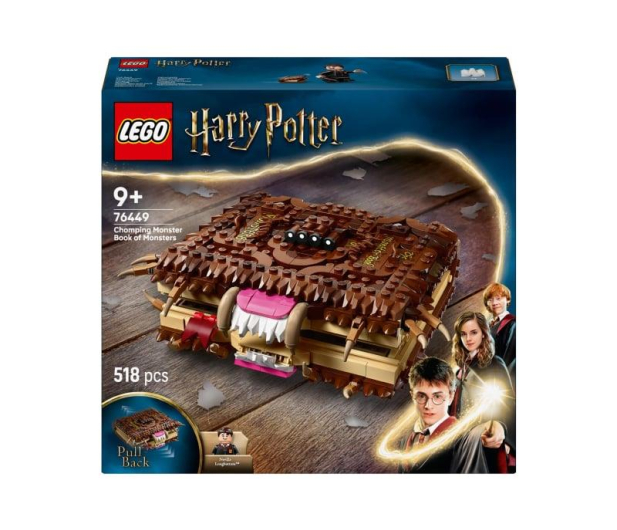 LEGO Harry Potter 76449 Potworna księga potworów z zębami - 1331666 - zdjęcie